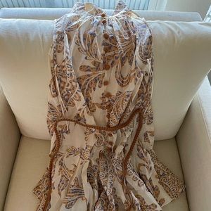 Zara Printed Belted Dress